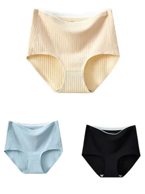 3 Pieces Women Artsy Cotton Underwear