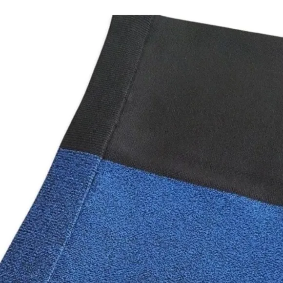 Alexander Wang Minimalist Designer Collection Colorblock Skirt Blue Black