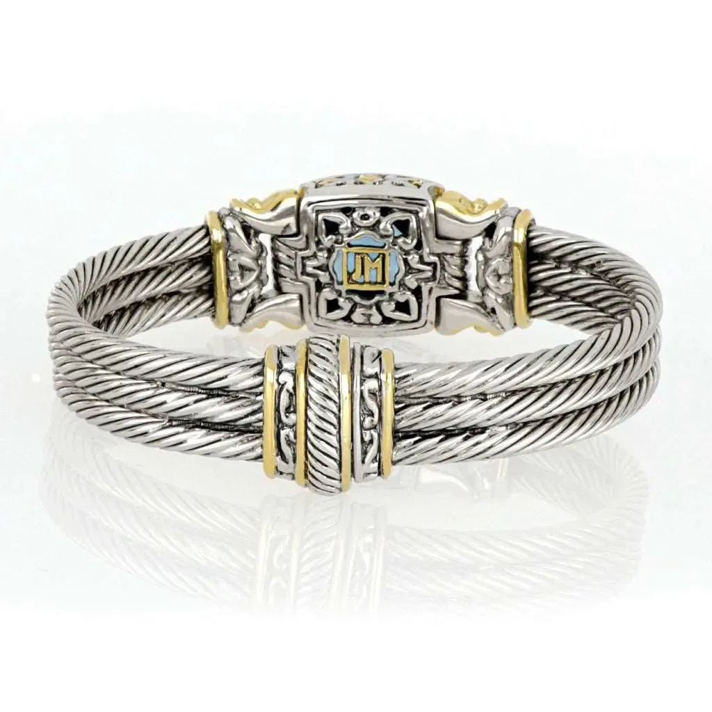 Anvil Collection - Square Cable Magnetic Clasp Bracelet