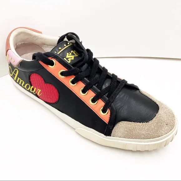 {Ash} Mambo Embellished Leather Sneakers