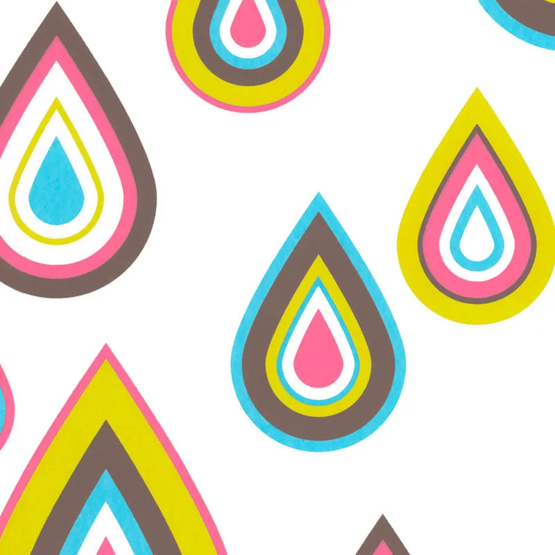 Avante Garde Nature Drops Yellow Purple 255112 Wallpaper