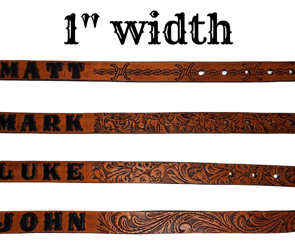 Baby's First "Mustang" Name Belt