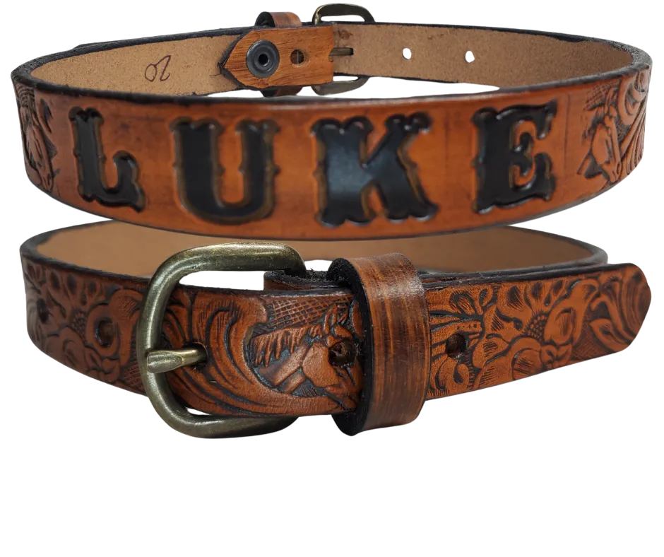Baby's First "Mustang" Name Belt
