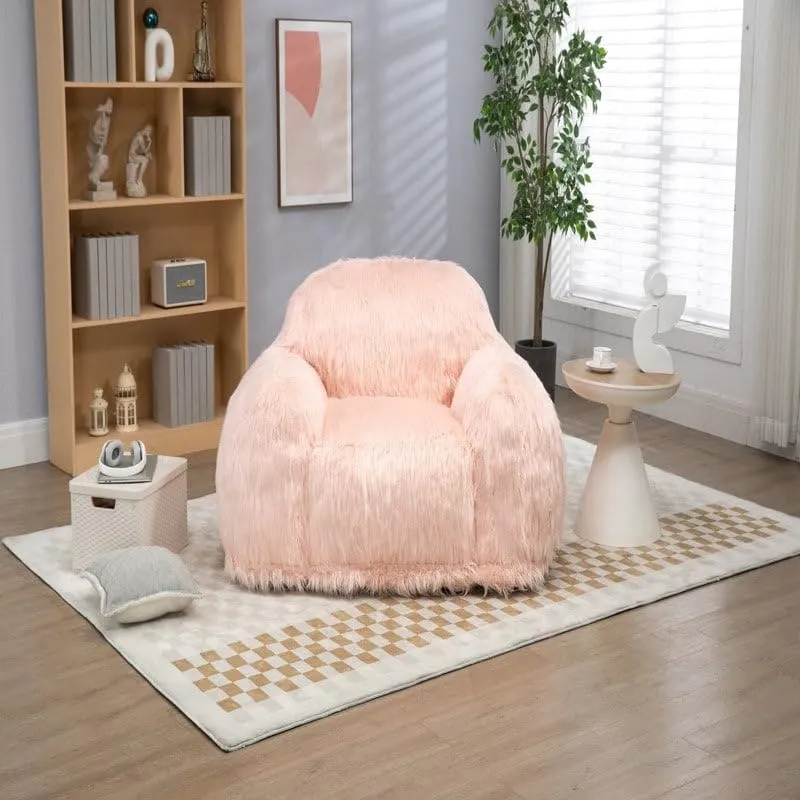 Bean Bag Chair Lazy Long Hair Sofa Bean Adult Teen High Density oam