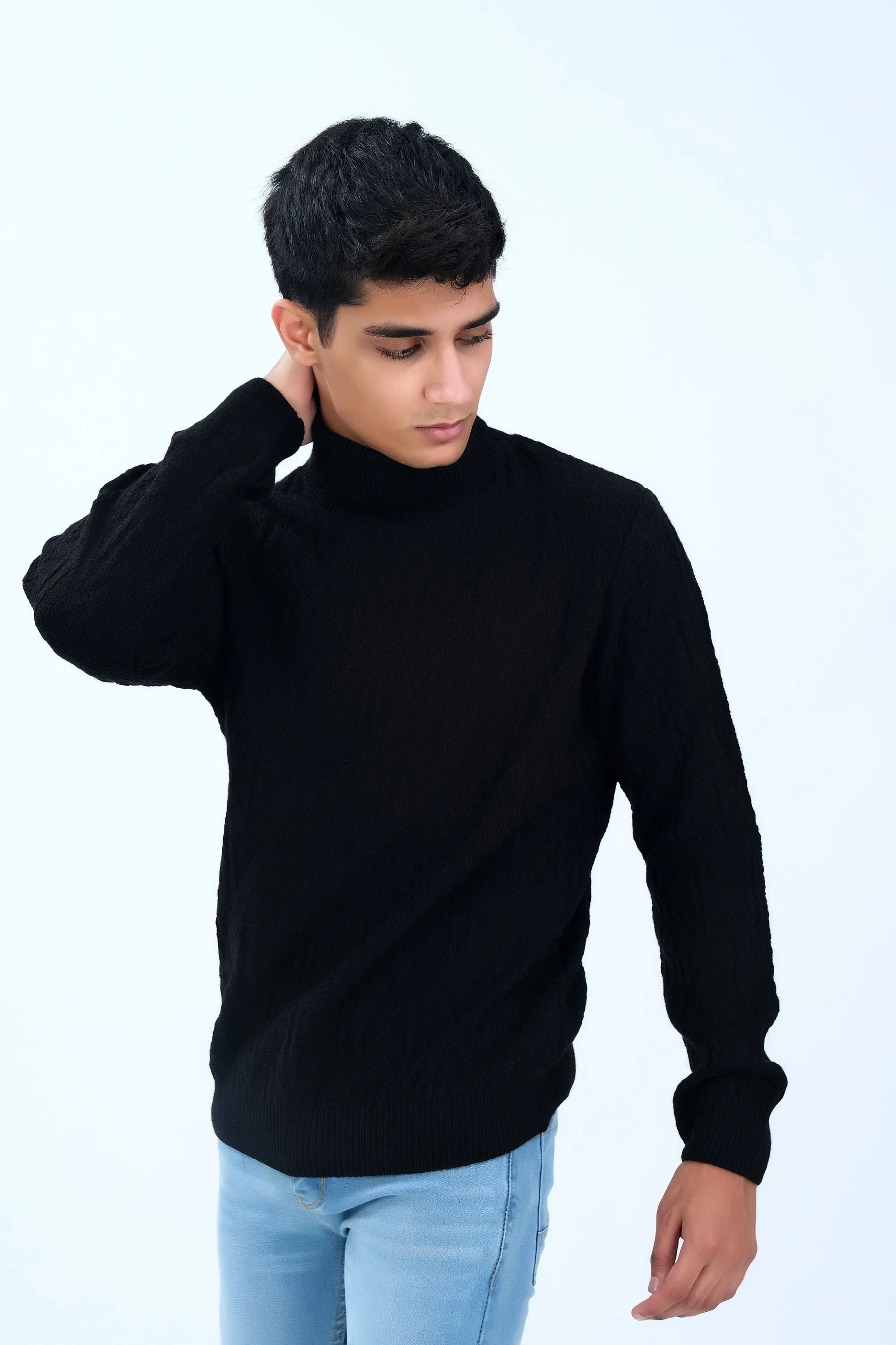 Black High Neck