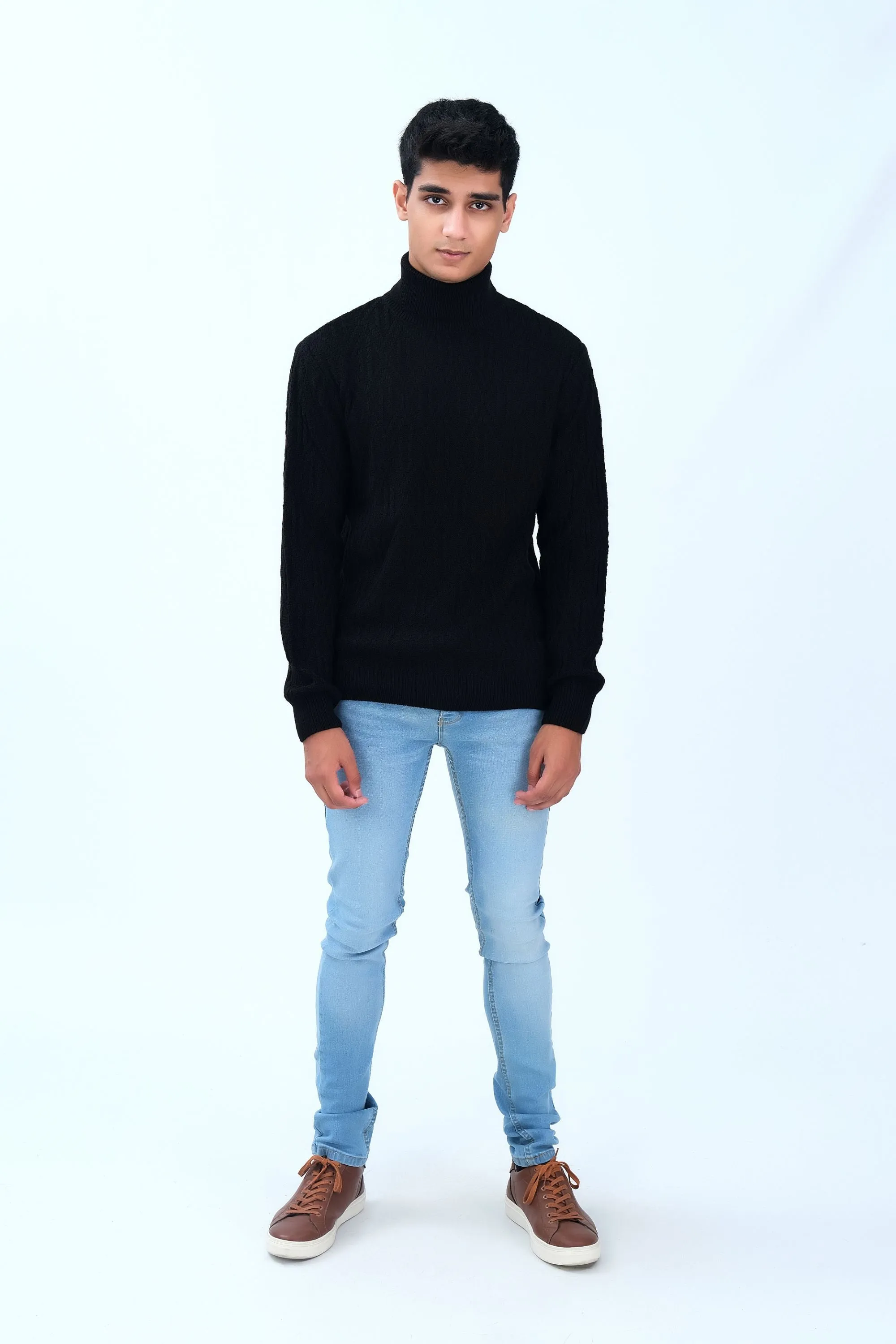 Black High Neck