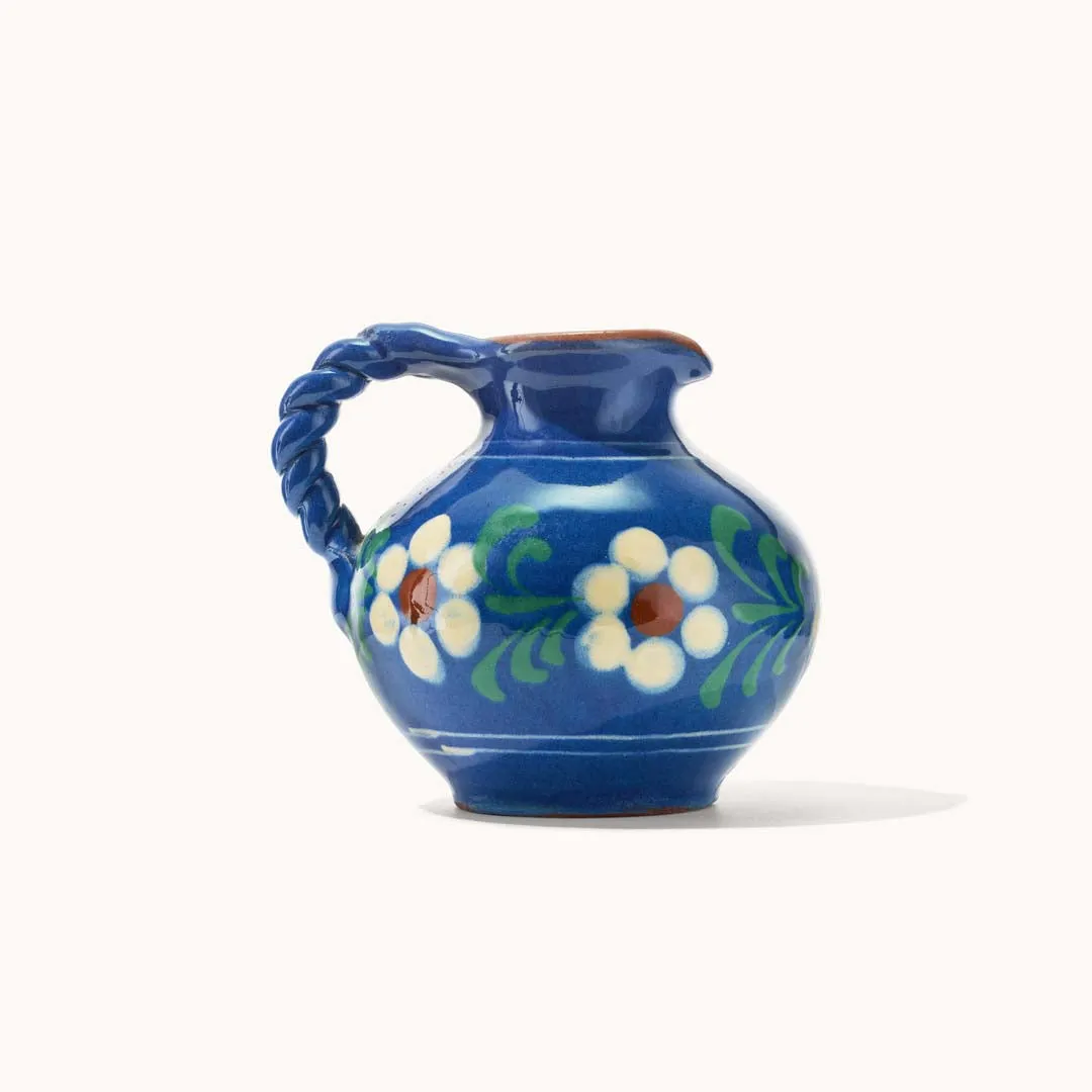 Blue Floral Creamer
