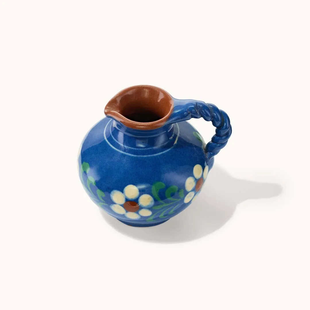 Blue Floral Creamer