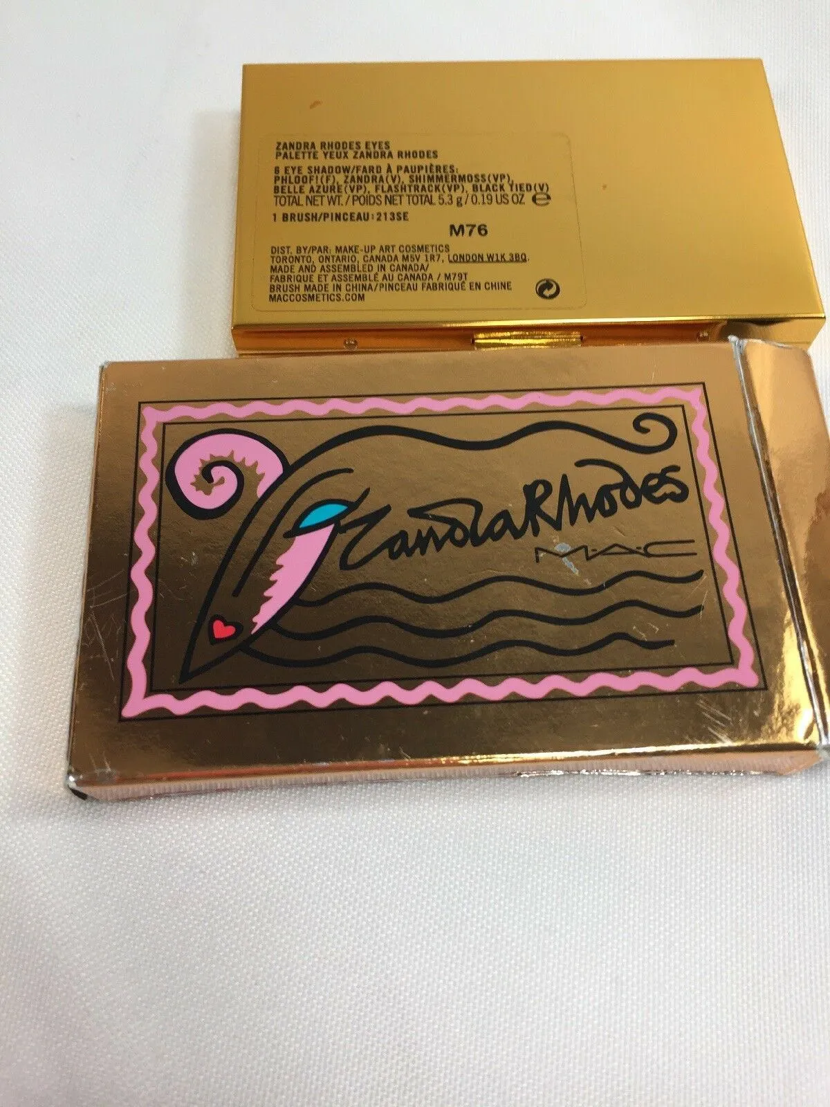 BNIB Mac Zandra Rhodes Eyeshadow Palette Rare