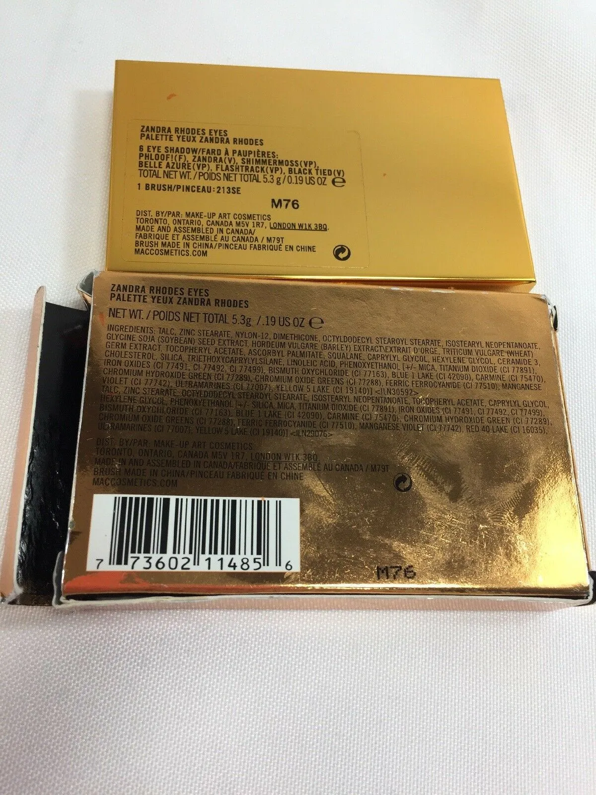 BNIB Mac Zandra Rhodes Eyeshadow Palette Rare