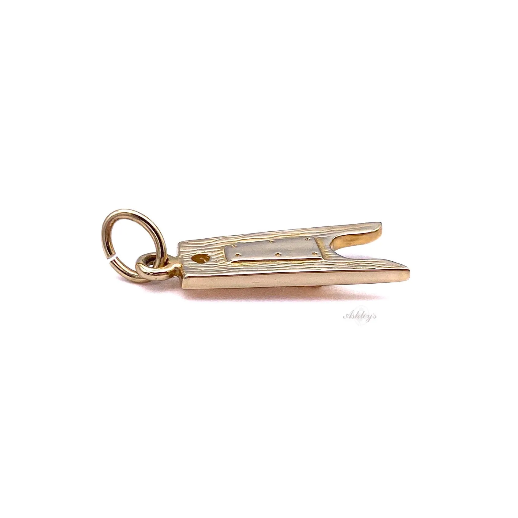 Boot Jack Charm, 14k gold