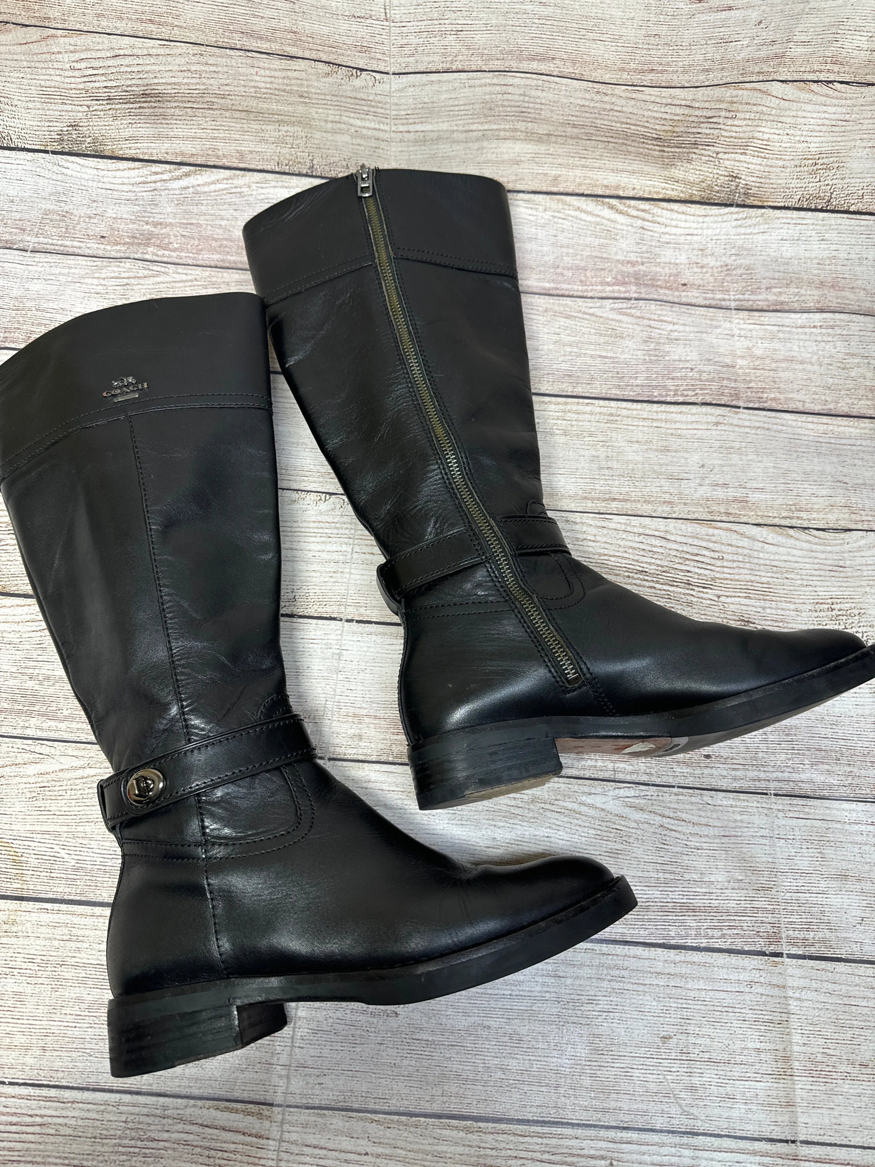 Boots Designer By Coach  Size: 7
