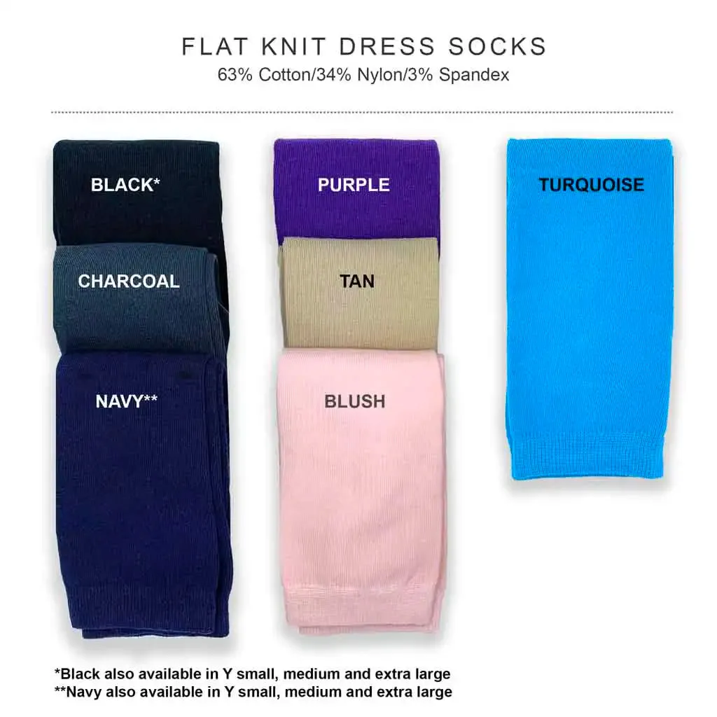 Brother of Bride Socks Custom Printed with the Wedding Date