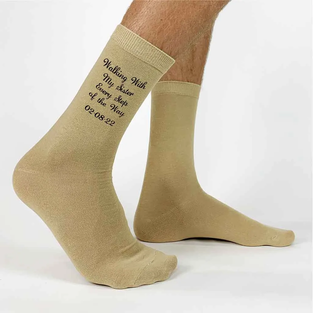Brother of the Bride Custom Printed with the Wedding Date