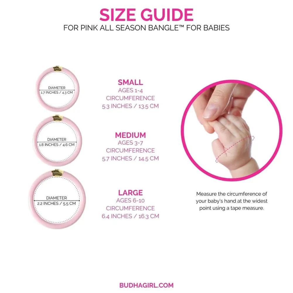BuDhaGirl Baby Bangle Pink