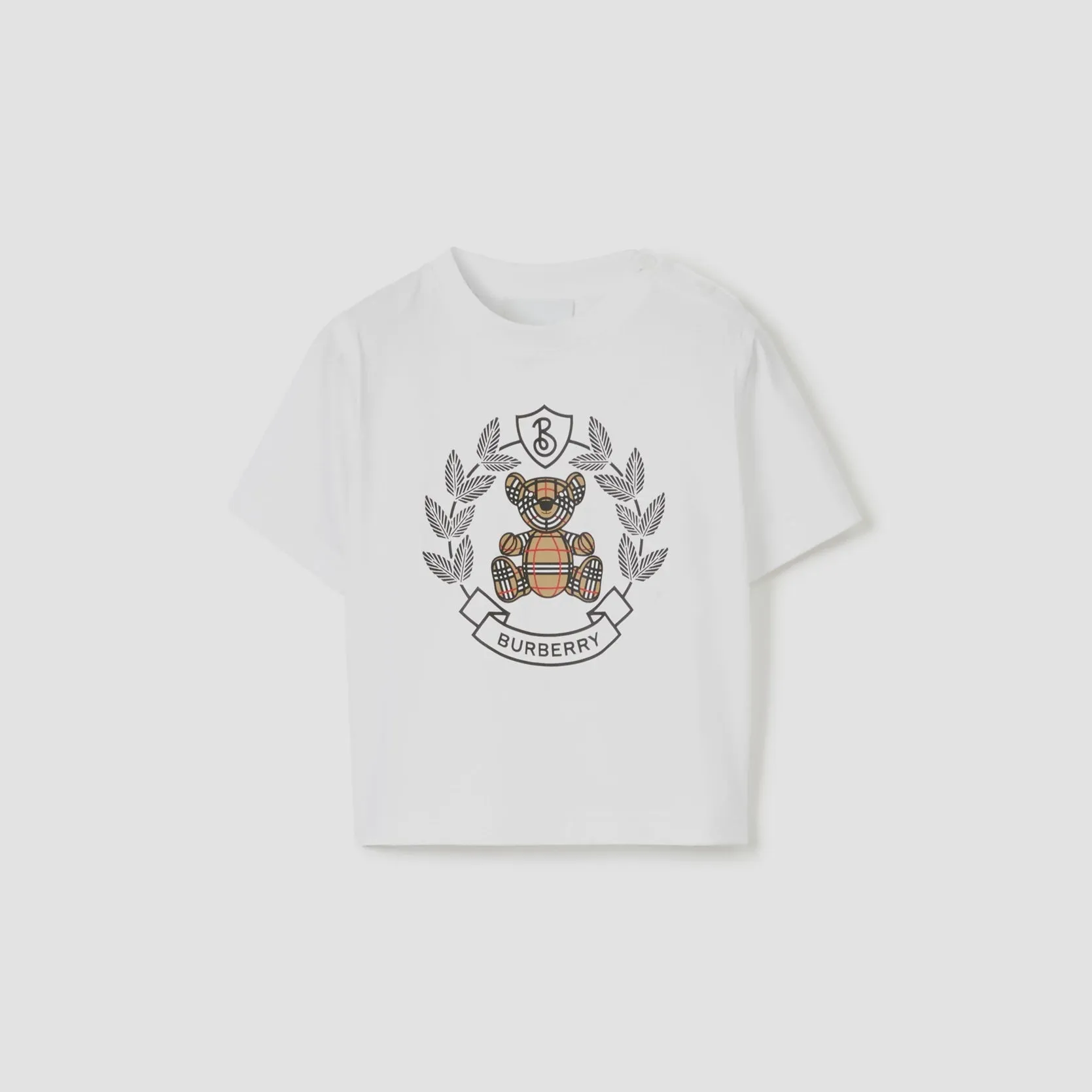 Burberry Baby Thomas Bear Print Cotton T-shirt