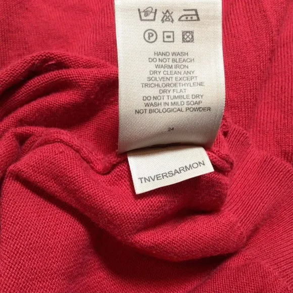 Burberry Plaid Red 100% Cotton Polo Collar Sweater Preppy Logo Horse Tan Soft Sm