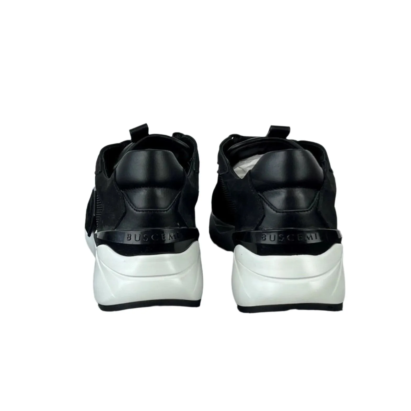 Buscemi Men's Run 2 Black Suede Sneakers SAMPLE
