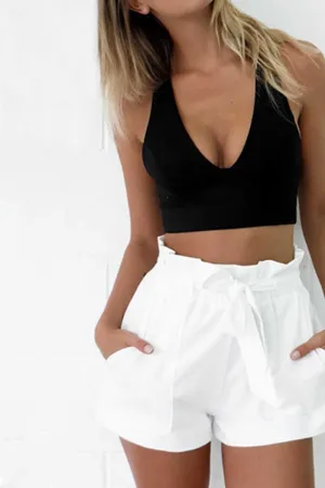 Casual Beach High Waist Shorts