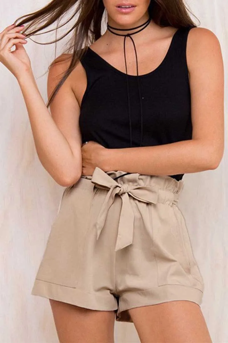 Casual Beach High Waist Shorts
