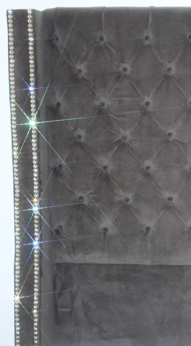 Charcoal Grey Headboard