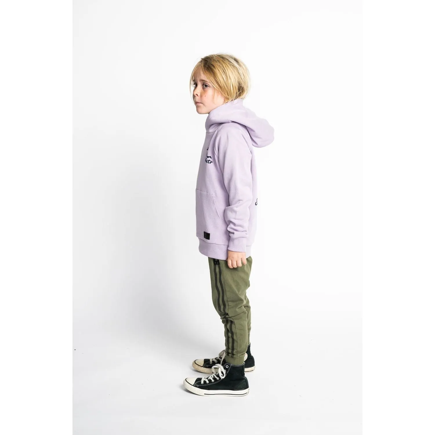 Chest High Hoody - Washed Lilac