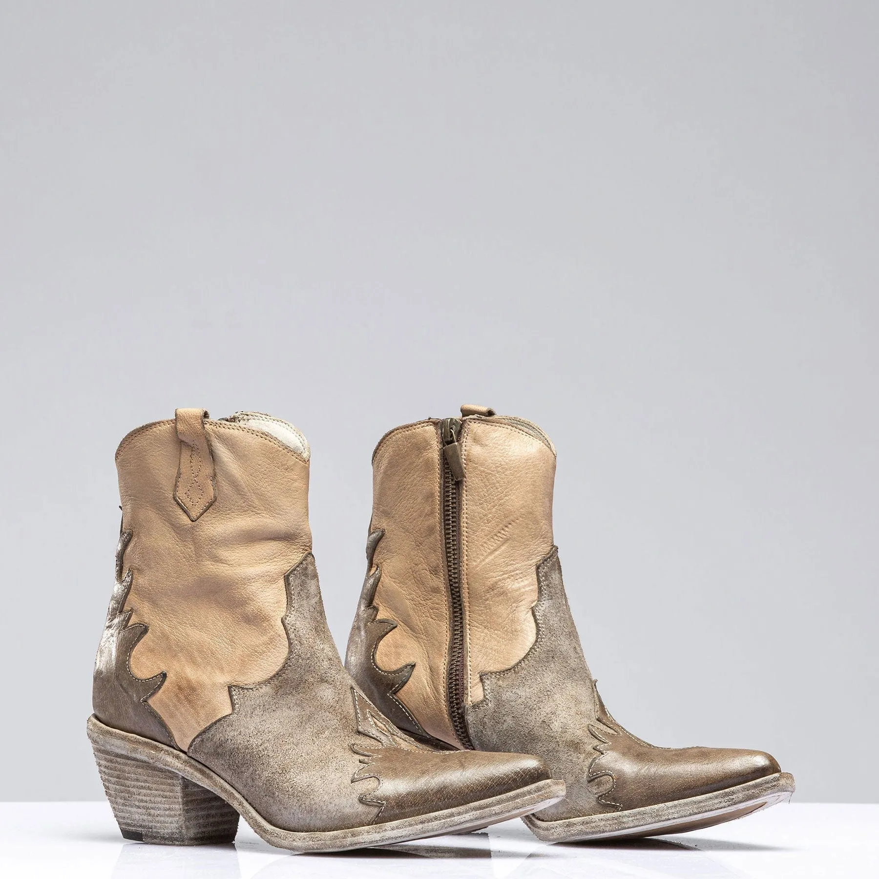 Coco Short Boot In Grey