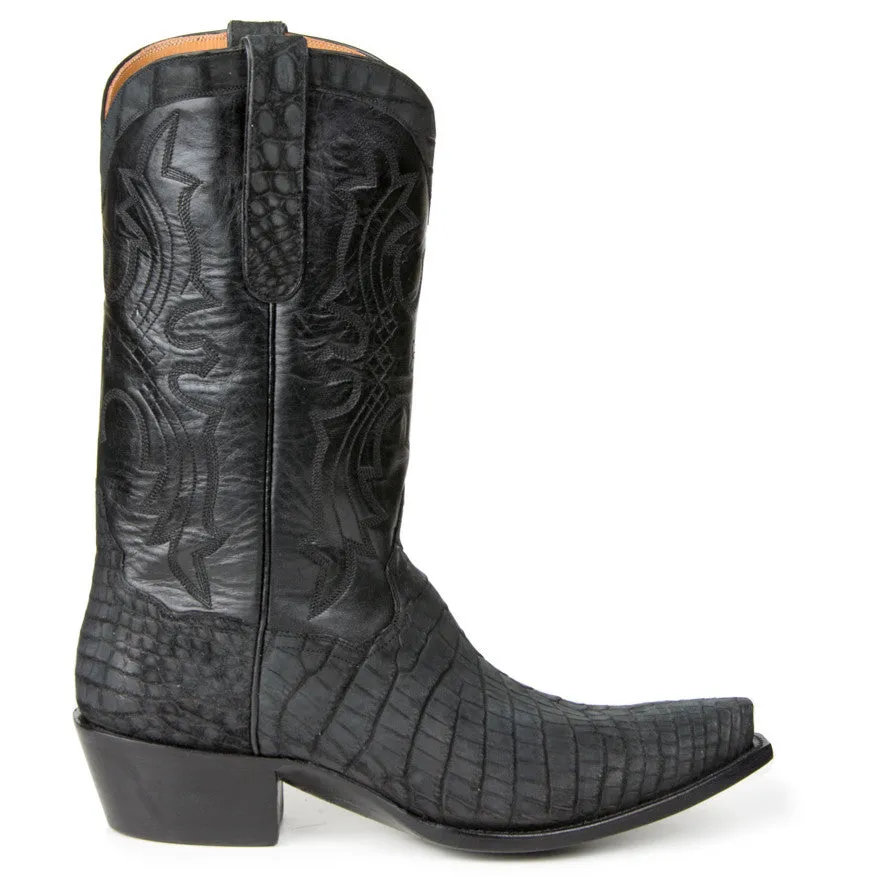Crocodile Sueded 12" - Black