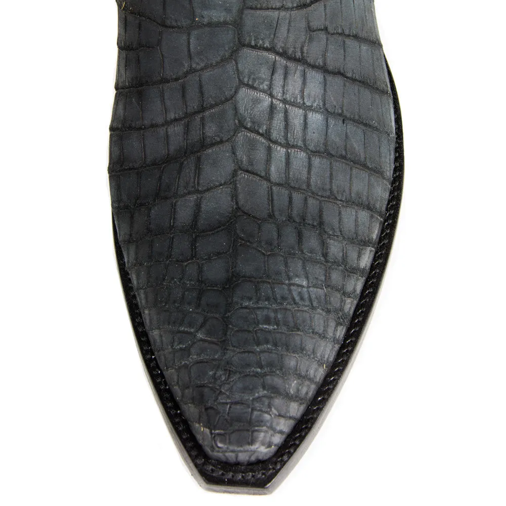 Crocodile Sueded 12" - Black