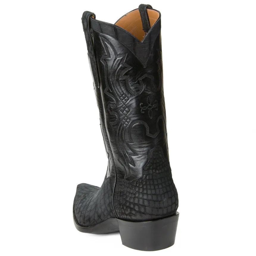 Crocodile Sueded 12" - Black