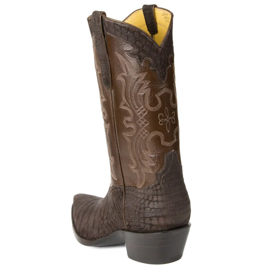 Crocodile Sueded 12" - Brown