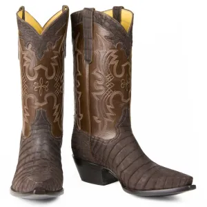 Crocodile Sueded 12" - Brown