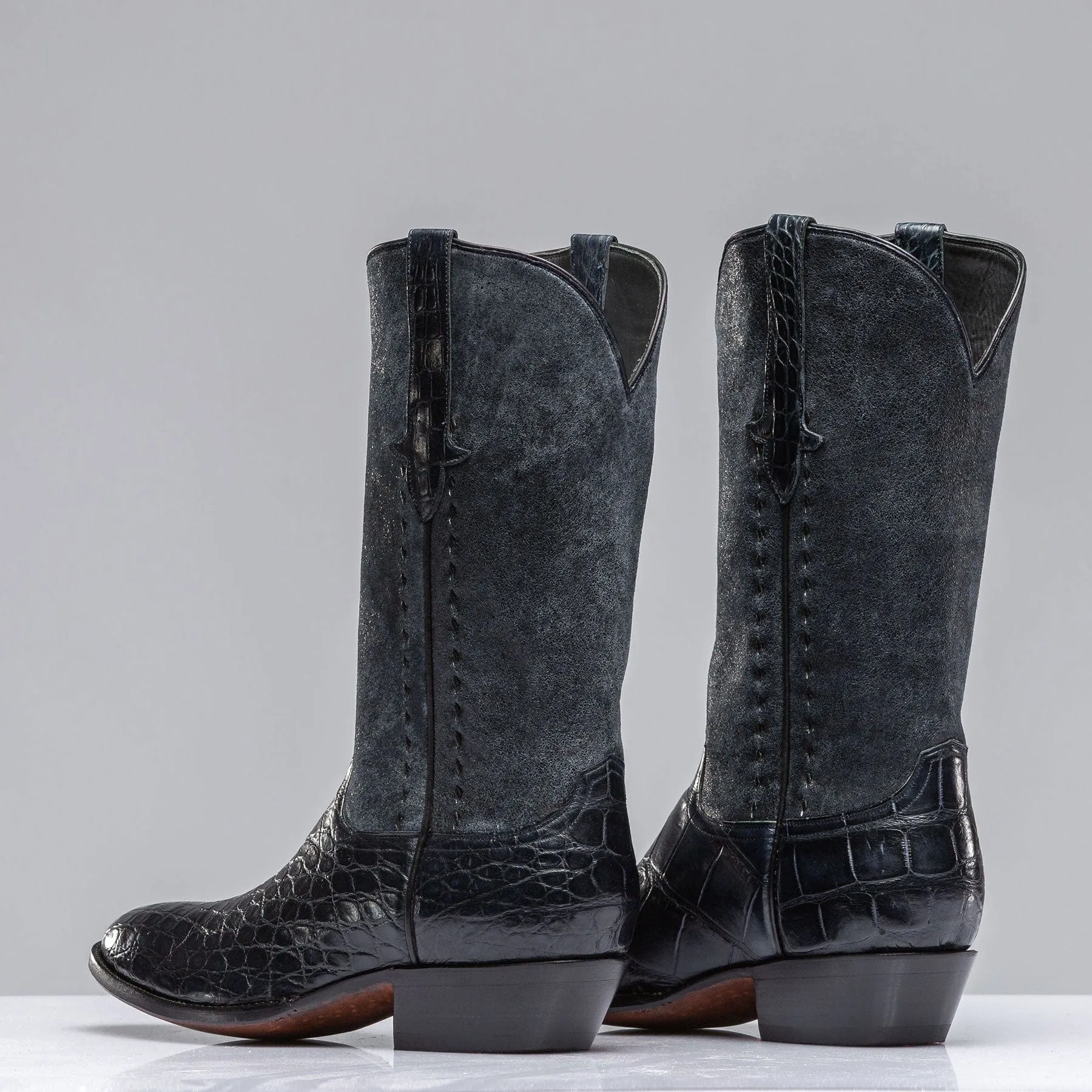 Cruz Western Navy Boot