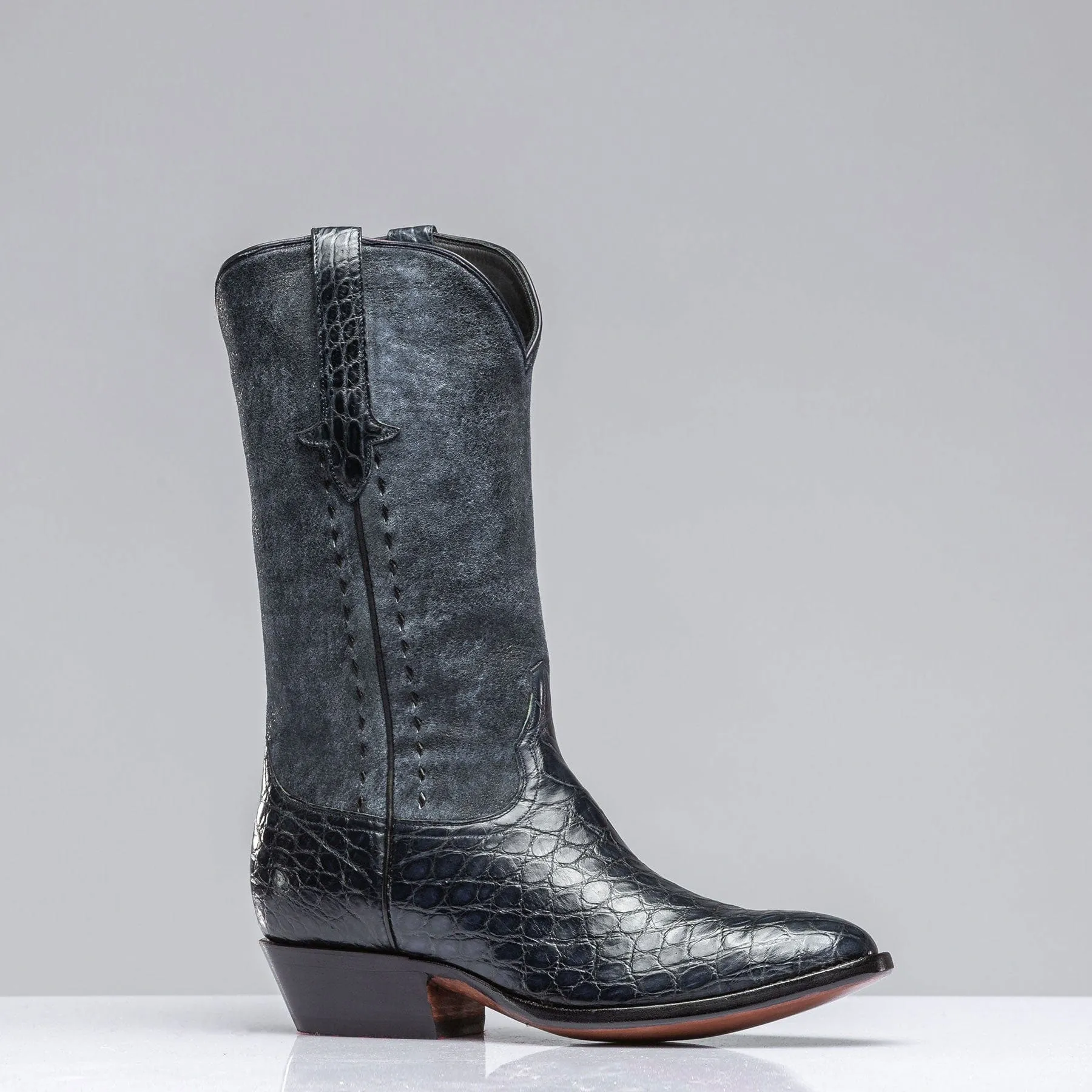Cruz Western Navy Boot