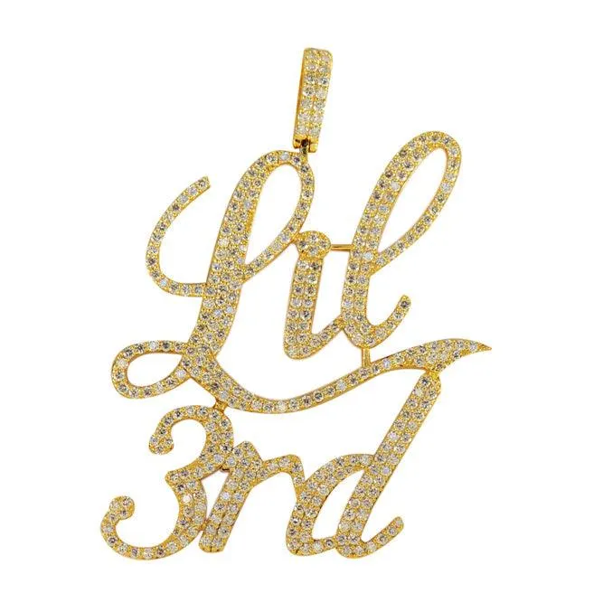 CUSTOM DIAMOND LIL 3RD PENDANT [CJ0125]