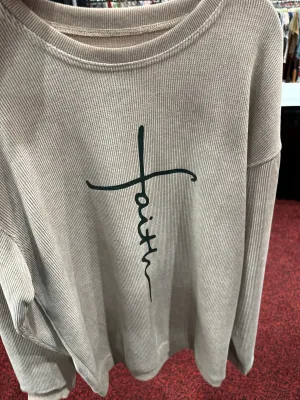 Custom Faith Corded Sweatshirt
