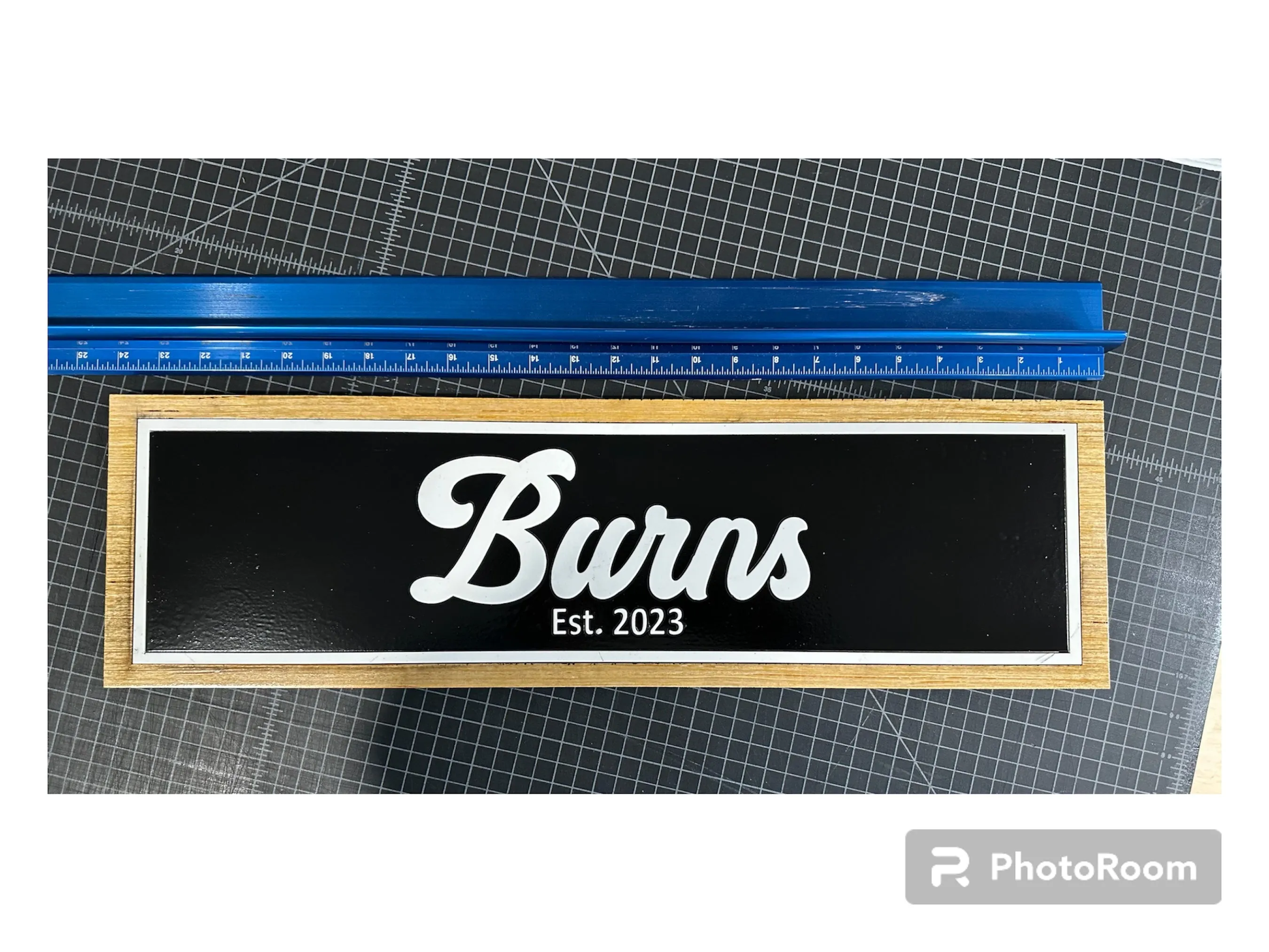 Custom Laser Engraved Wood Sign