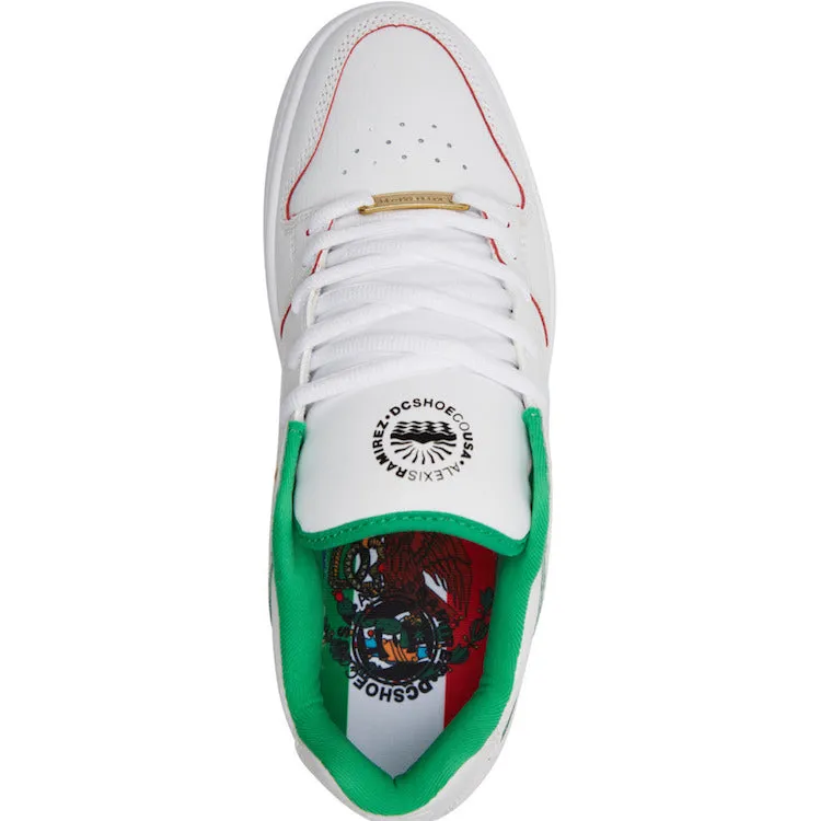 DCSHOECO Manteca Alexis White/Red Shoes