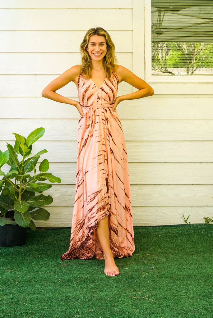 Desert Rose Hand Dyed Maxi Dress