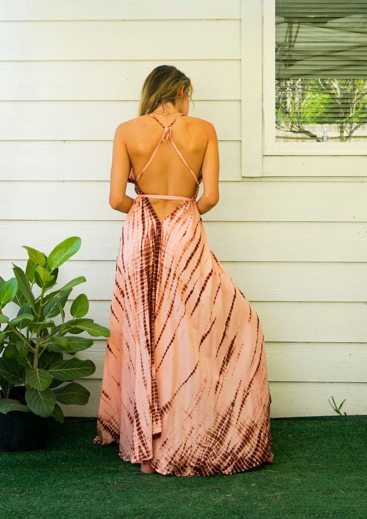 Desert Rose Hand Dyed Maxi Dress