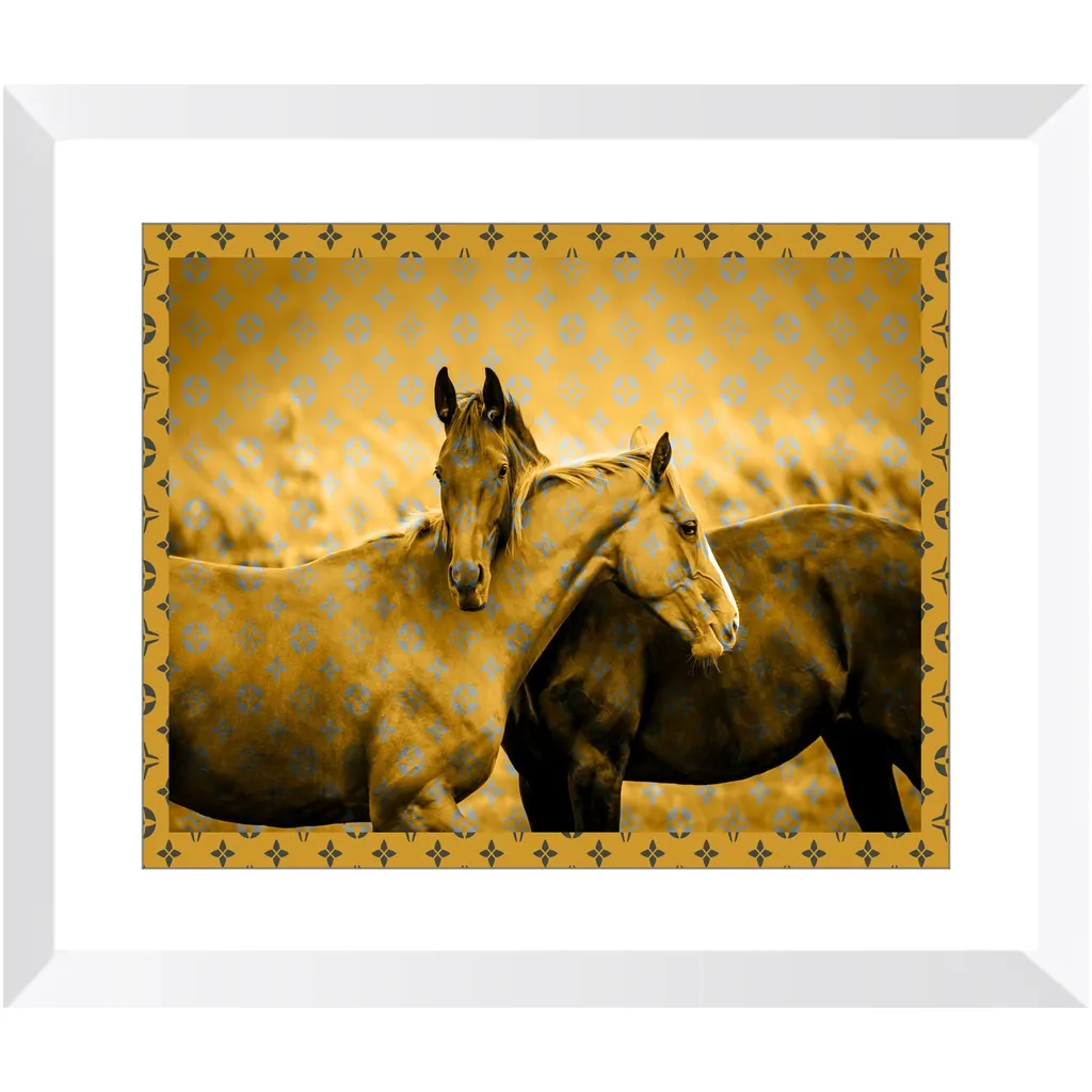 Designer Horses Framed Print