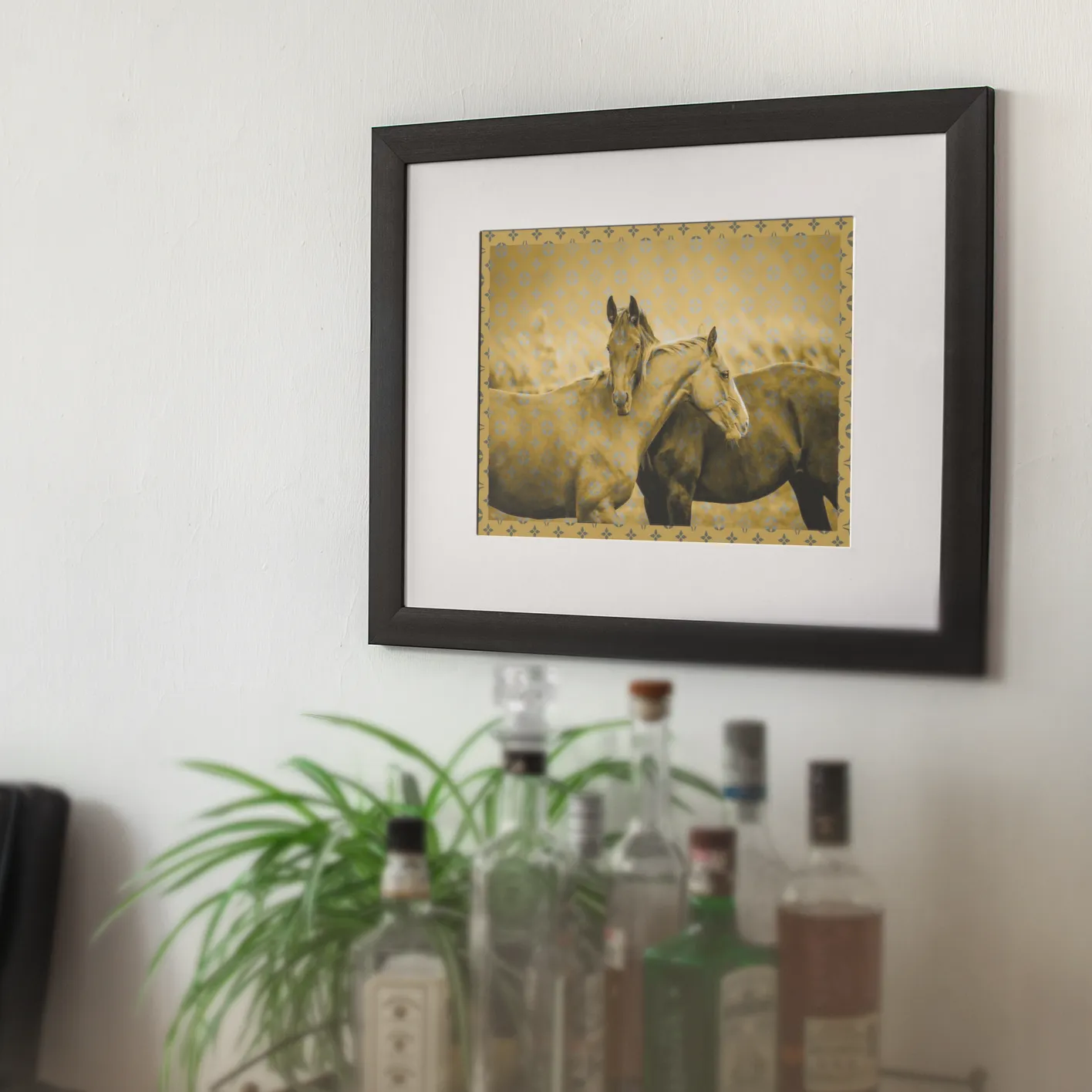 Designer Horses Framed Print