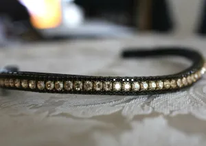 Equiture Golden honey and jet browband