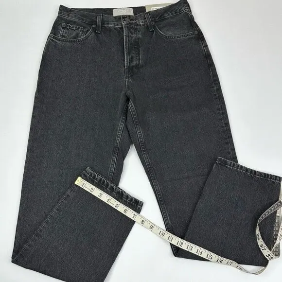 Everlane Women’s NWT Washed Black The Curvy 90's Cheeky Luxury Jean W30-32/L28.5