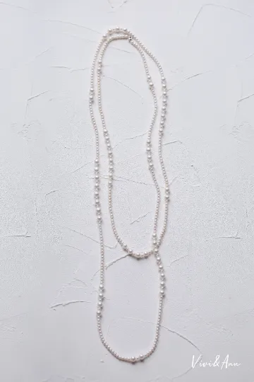 Exclusive Designer Multi Way Genuine Premier Freshwater Pearl Extra Long Necklace