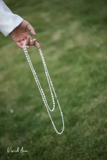 Exclusive Designer Multi Way Genuine Premier Freshwater Pearl Extra Long Necklace