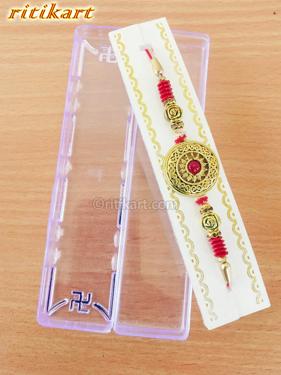 Exclusive Royal Premium Designer Metal Rakhi
