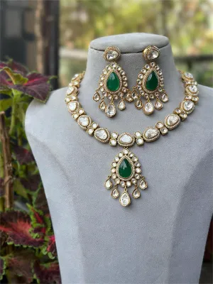 Fashion Vibes Presents Exclusive Kundan Necklace Set