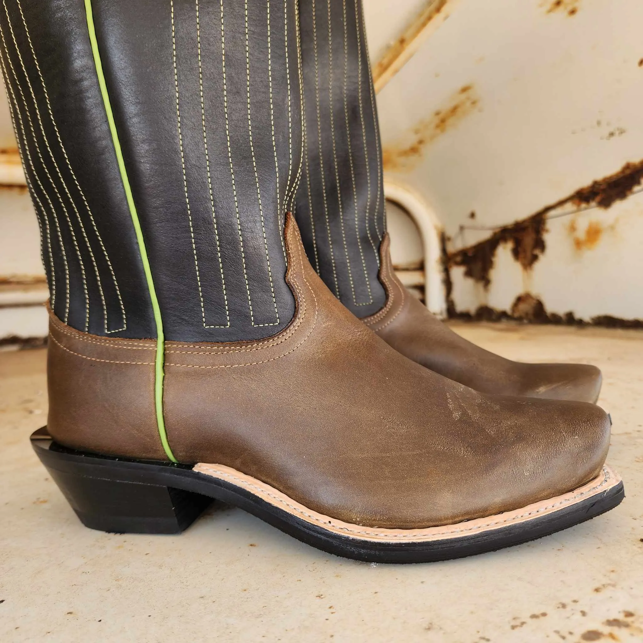Fenoglio Picosa Creek Exclusive Olive Arizona w/Black - The Presidio Boot - FB00101720