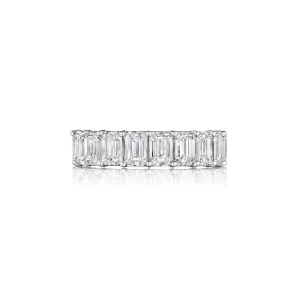 Fink's Exclusive Emerald Cut Diamond Band in Platinum